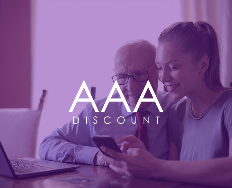 Image of senior using laptop